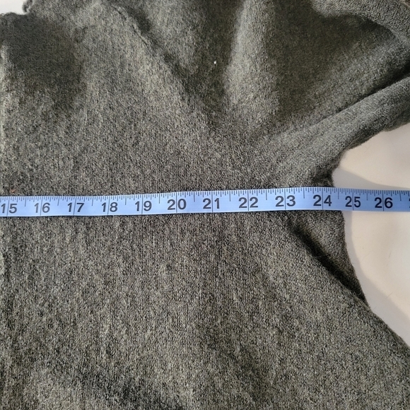 Wool Lagenlook Oversized Tunic Top Made in Germany Green Small - Picture 6 of 12